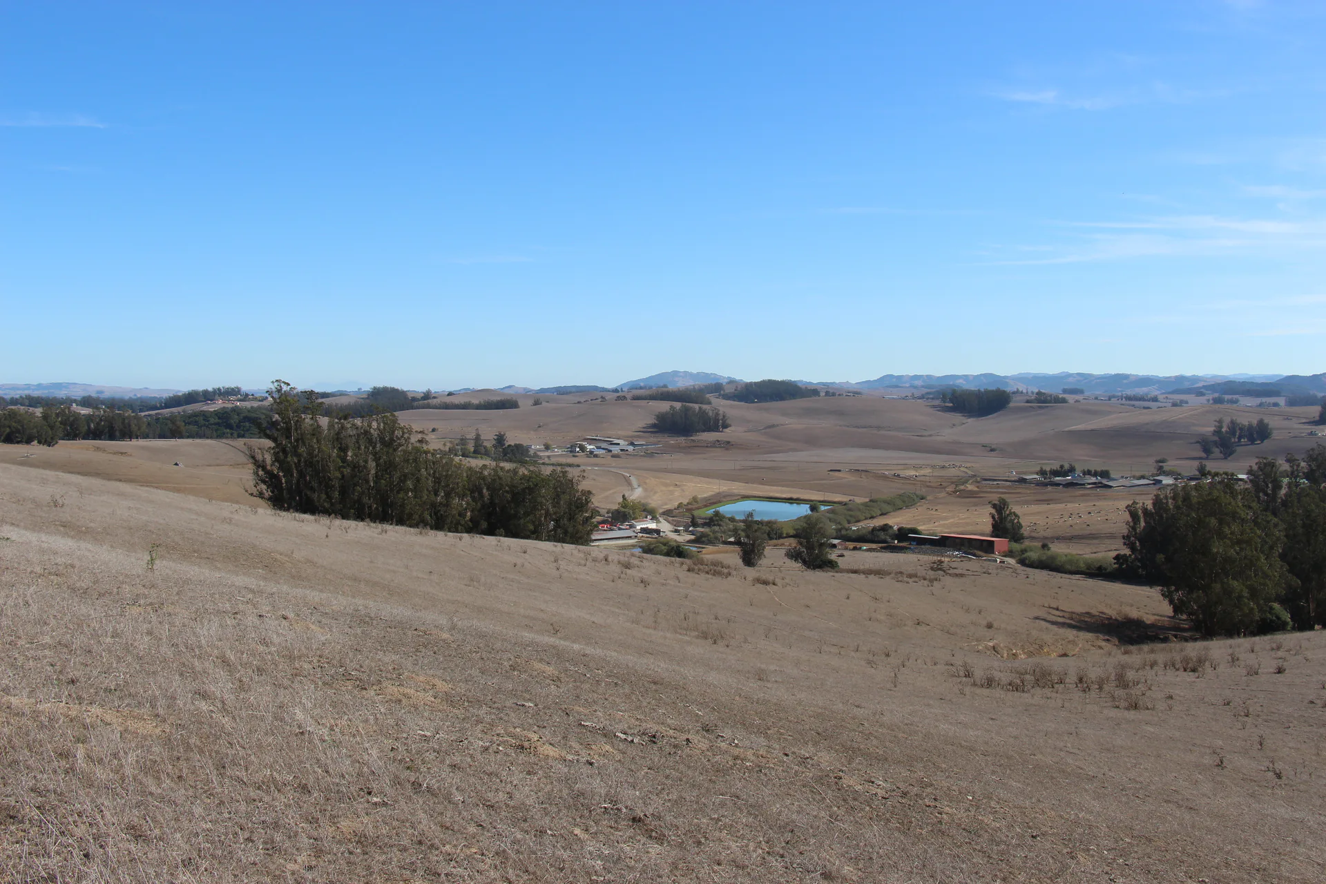 Farvel Ranch — sweeping pastoral aerial of working ranch land