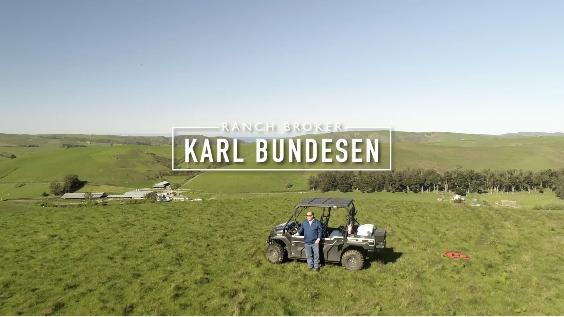 Karl W. Bundesen — Ranch Broker title card from the ranch marketing video